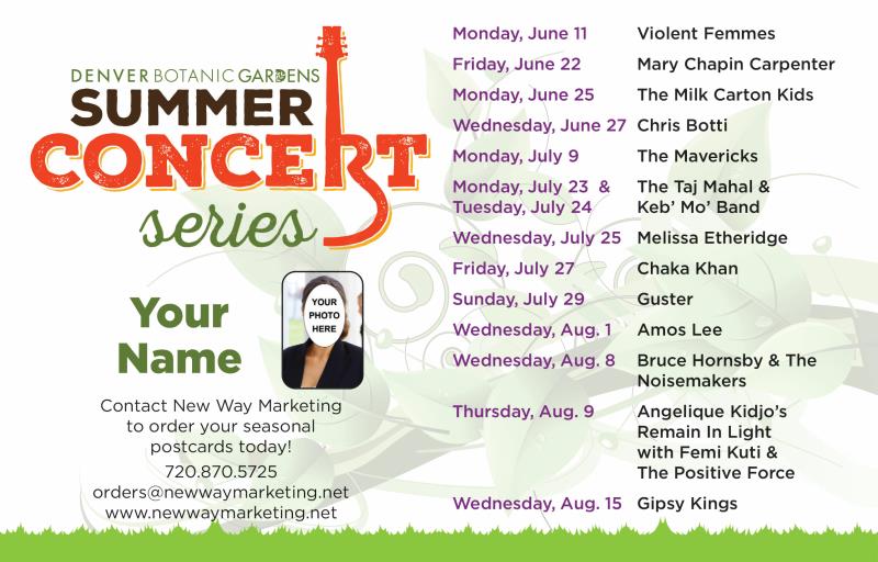 Summer Concert Series Red Rocks Hudson Garden Denver Live