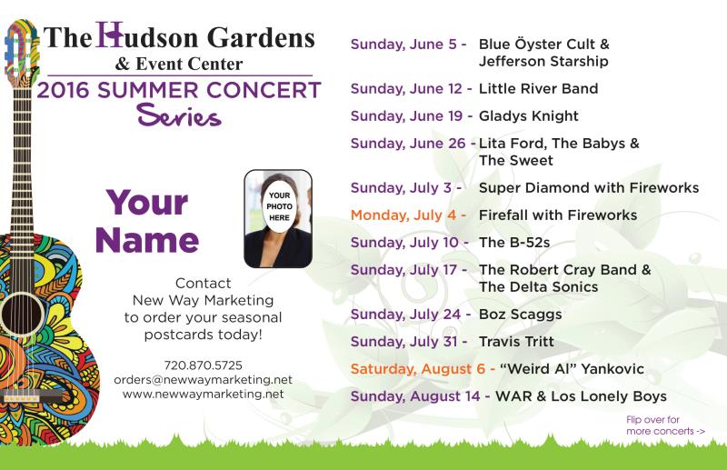 Summer Concert Series Red Rocks Hudson Garden Denver Live