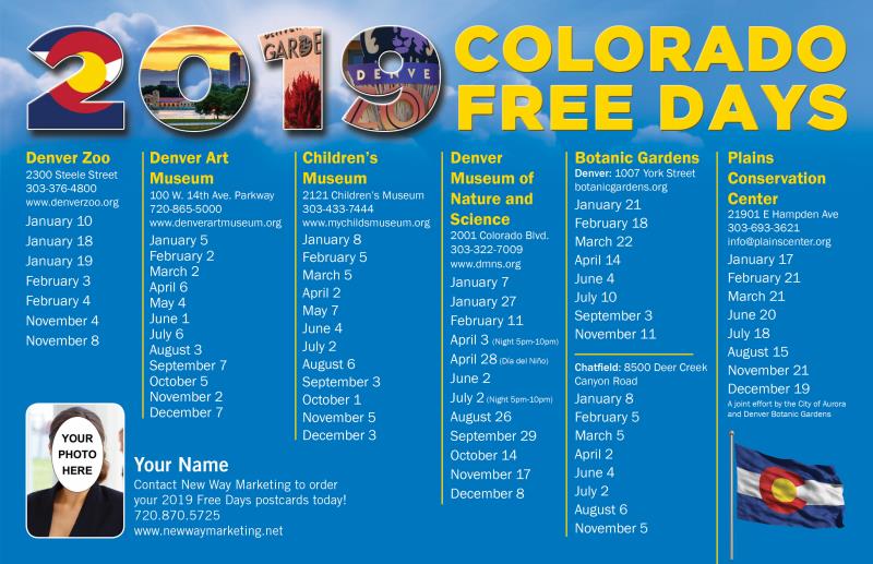 Colorado Free Days