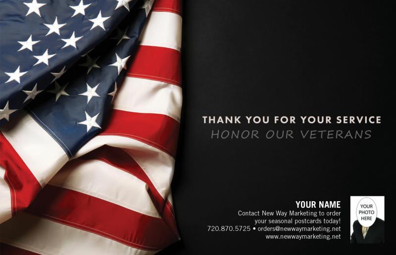 Veterans Day Postcards | New Way Marketing