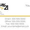 Century 21 Business Card Template: C03