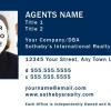 Sotheby's International Realty Business Card Template: SIR: 04