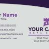 Your Castle Real Estate Business Card Template: YC04
