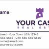 Your Castle Real Estate Business Card Template: YC06