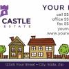 Your Castle Real Estate Business Card Template: YC09