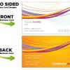 Pre-Designed Full Color Two Sided Business Cards: GBC-11