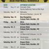 CU Buffs
University of Colorado Boulder
2018 Football Schedule

Self Mailer Schedules have a magnetic strip, NOT full magnet back.