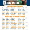 #1 (White)
2019 Broncos Professional Football Schedule

Self Mailer Schedules have a magnetic strip, NOT full magnet back.