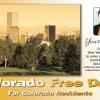 #201 Colorado Free Days

This postcard design is NOT AVAILABLE in a 4”x6” Layout

All event cards are updated with 2019 dates & information. 