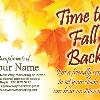 #317 Fall Back Time Change - 

Offered as Regular 4” x 6”
or Jumbo 8½” x 5½” 