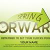 #338 Spring Forward Time Change
Regular 4" x 6" and
Jumbo 8½" x 5½"