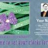 #60 Spring Forward Time Change
Jumbo 8½" x 5½" and 
Regular 4" x 6" 