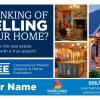 #535 Thinking Of Selling

Offered as Jumbo 8½” x 5½” ONLY

Use standard photos shown or supply your own.

Blue colors of postcard can be changed to match your company at NO CHARGE