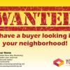 #500
"Wanted"

Don't like the Red & Yellow?  Change to your company colors at no charge.

Offered as
Jumbo 8½” x 5½”
Regular 4” x 6”
and Panoramic 5½” x 11”