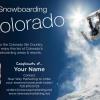 #556 Ski Colorado
Colorado’s Ski & Snowboarding areas & resorts - FRONT

All Colorado Ski Postcards have the same back information.

*This postcard design is NOT AVAILABLE in a 4”x6” Layout
