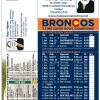 JULY
Bronco's Professional Football
Design updated every year